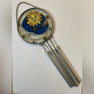 Vintage 90’s Spoontiques Sun Moon Star Celestial Decor Sun Catcher Wind Chime